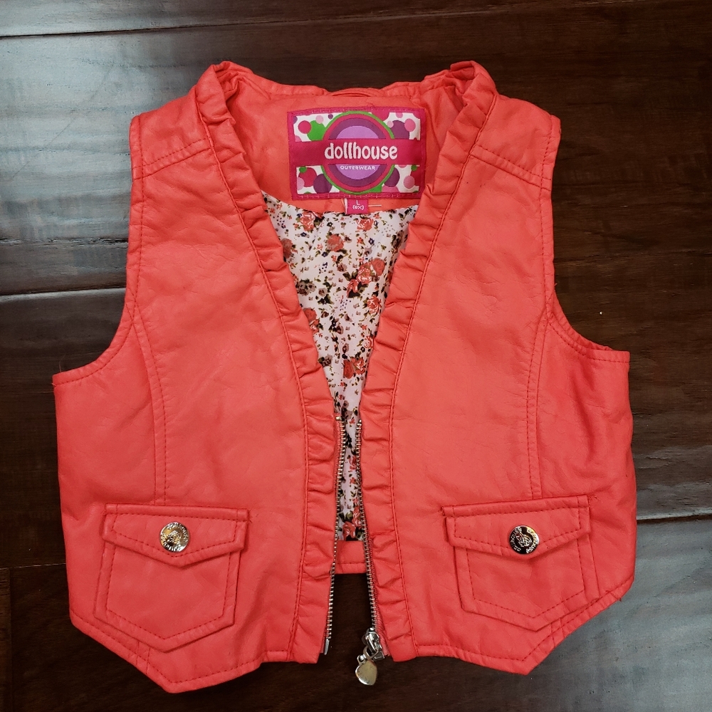 Dollhouse Faux Leather Vest